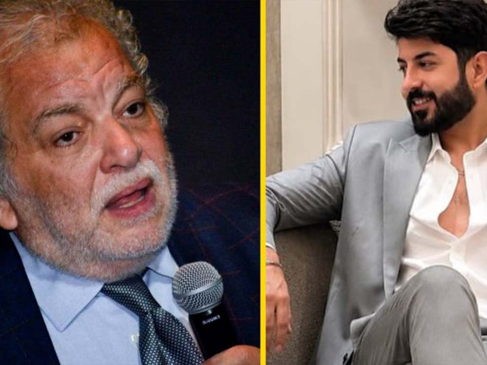 المخرج أشرف فايق وفنان مصري ضمن تغطية أزمة مهرجان نينوى السينمائي في الموصل