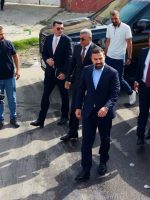 عبد الله أثيل النجيفي يتفقد أعمال تأهيل الشوارع في منطقة باب جديد بالموصل ضمن متابعة مشروع مجاري الساحل الأيمن
